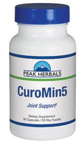 CuroMin5 joint support supplement from Peak Herbals