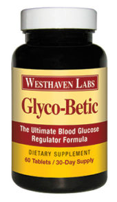 Glyco-Betic blood glucose regulator supplement from Westhaven Labs