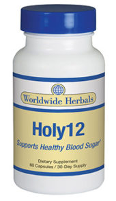 Holy12 diabetic blood glucose control supplement from Worldwide Herbals