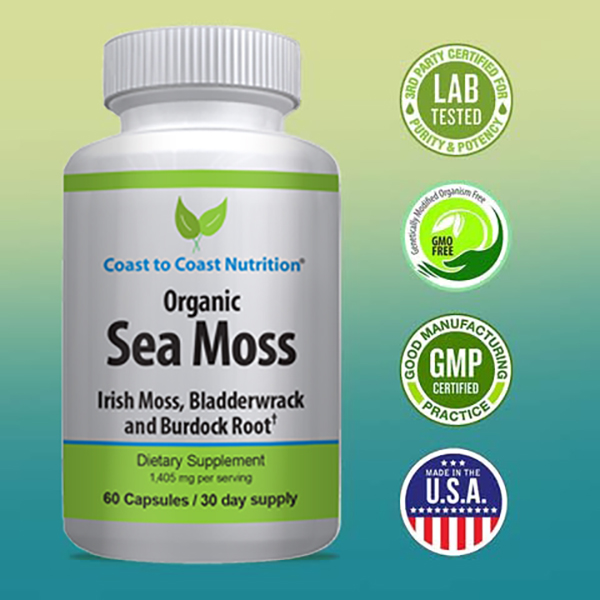 Organic Sea Moss - Coast to Coast Nutrition
