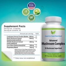 Mushroom complex supplement ingredients